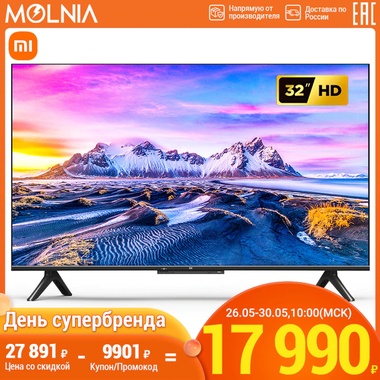 Телевизор Xiaomi MI TV 32 P1, 32", HD READY, черный на Tmall