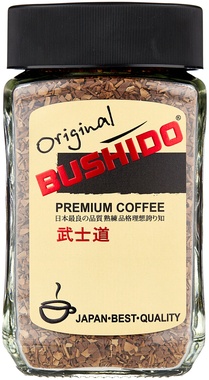 Кофе растворимый Bushido Original, стеклянная банка, 100 г