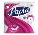 Туалетная бумага Papia Белая 3сл., 32 рулона