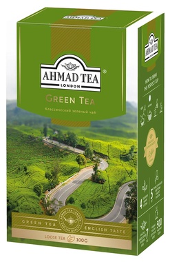 Чай листовой зеленый Ahmad Tea, 100 г