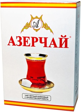 Чай листовой черный Азерчай, с ароматом бергамота, 400 г