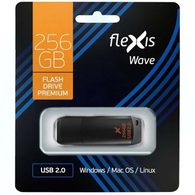 USB-флешка FLEXIS RBK-105 256GB USB2.0 (FUB20256RBK-105)