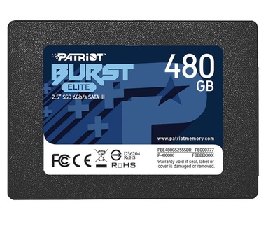 SSD диск Patriot Memory PBE480GS25SSDR, 480Гб, 2.5", Sata III
